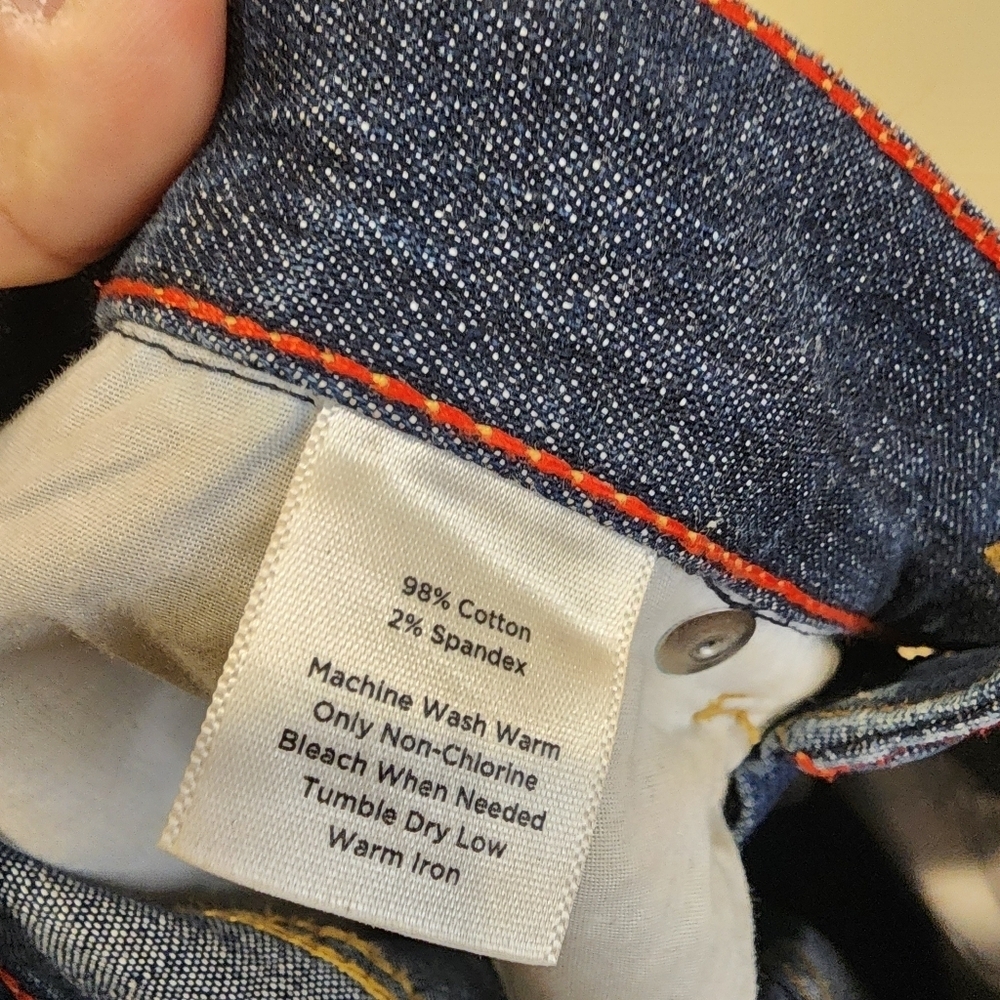 TALBOTS Women's Denim Capri  Short size 2p - Picture 9 of 10